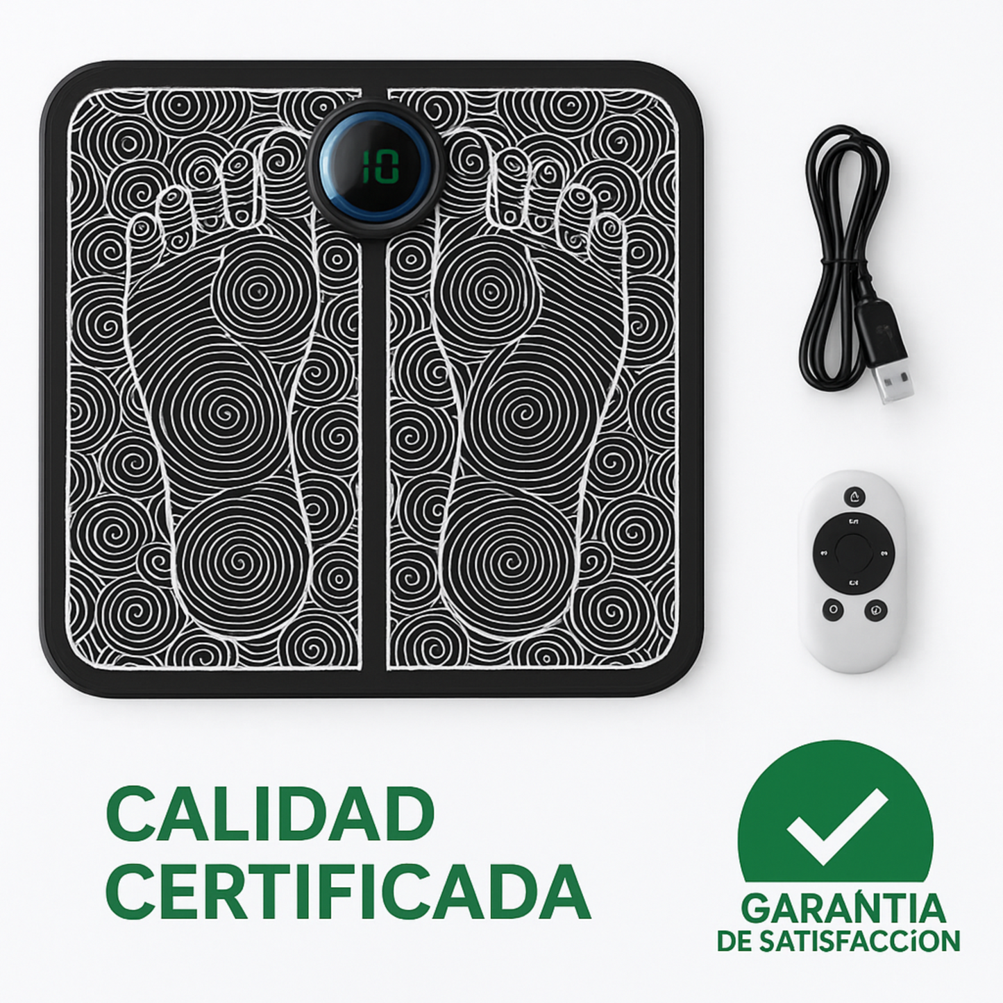 TheraPulse™ – Masajeador Terapéutico EMS para Pies y Circulación