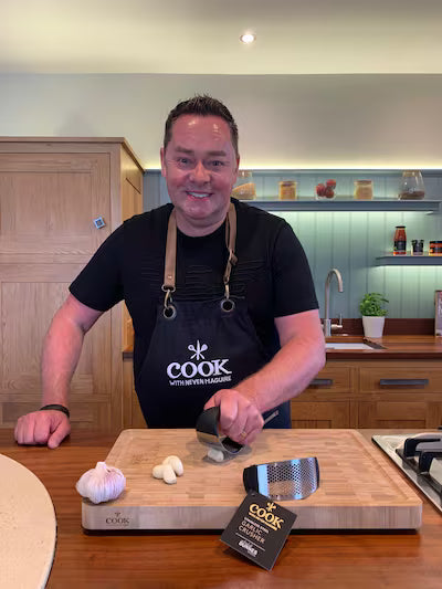 Moledor de Ajo de Metal – Cocina rápida, sin cuchillo ni olor en las manos