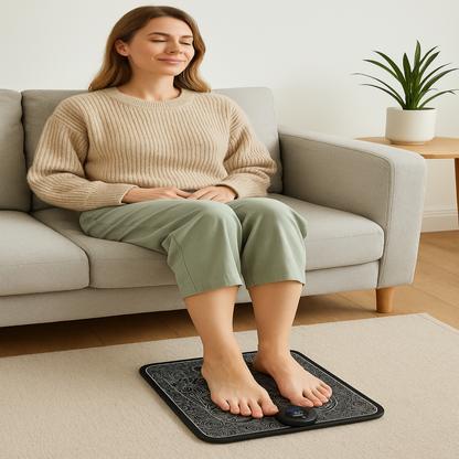 TheraPulse™ – Masajeador Terapéutico EMS para Pies y Circulación
