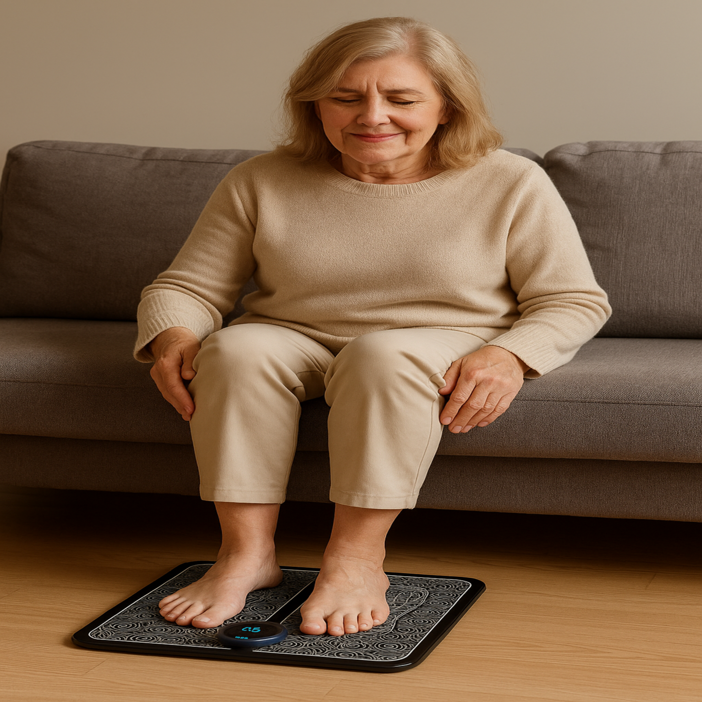 TheraPulse™ – Masajeador Terapéutico EMS para Pies y Circulación